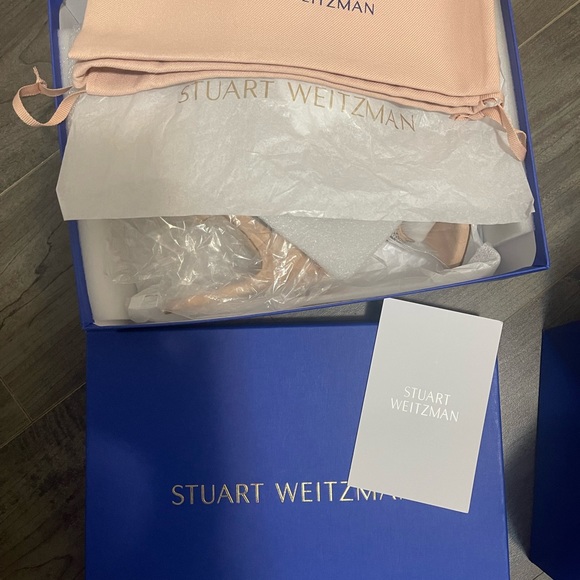 Stuart Weitzman NUDISTCURVE 100 HIGHSHINE SANDAL - Picture 5 of 6